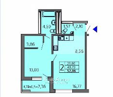 Квартиры от застройщика, Анапа  от 46.1 м² - Объект продан