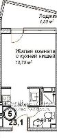 Квартиры от застройщика, Анапа  от 37.1 м² - Объект продан