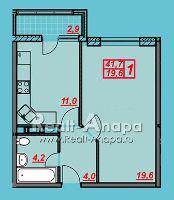 Квартиры от застройщика, Анапа  от 20.2 м² - Объект продан