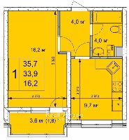 Квартиры от застройщика, Анапа  от 23.7 м² - Объект продан