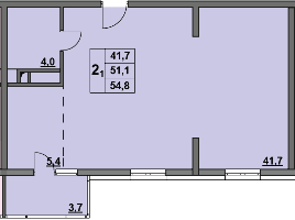 Квартиры от застройщика, Анапа  от 37.3 м² - от 45 000 руб./м²