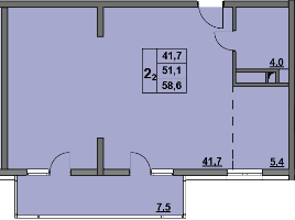 Квартиры от застройщика, Анапа  от 37.3 м² - от 45 000 руб./м²