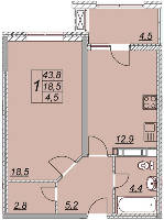 Квартиры от застройщика, Анапа  от 26 м² - от 58 000 руб./м²