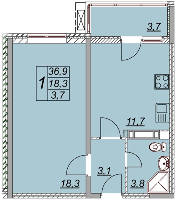 Квартиры от застройщика, Анапа  от 26 м² - от 58 000 руб./м²