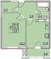 Квартиры от застройщика, Анапа  от 26 м² - от 58 000 руб./м²