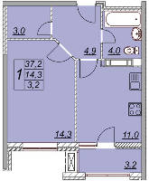 Квартиры от застройщика, Анапа  от 26 м² - от 58 000 руб./м²