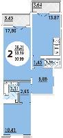 Квартиры от застройщика, Анапа  от 25.29 м² - от 46 900 руб./м²