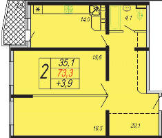 Квартиры от застройщика, Анапа  от 22.4 м² - от 51 800 руб./м²