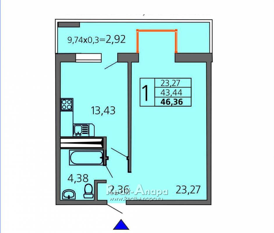 южный квартал ремонт от застройщика. жк черное море.
