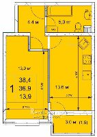 Квартиры от застройщика, Анапа  от 23.7 м² - Объект продан