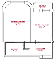Продается 1-комнатная квартира (Анапа) 42 м²
